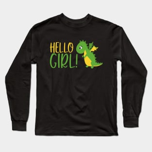 Hello Girl! Dragon Long Sleeve T-Shirt